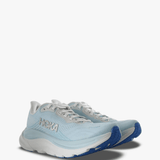 Blue shoes, front view