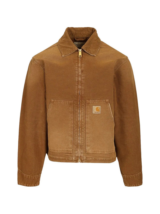 Brown jacket, front view
