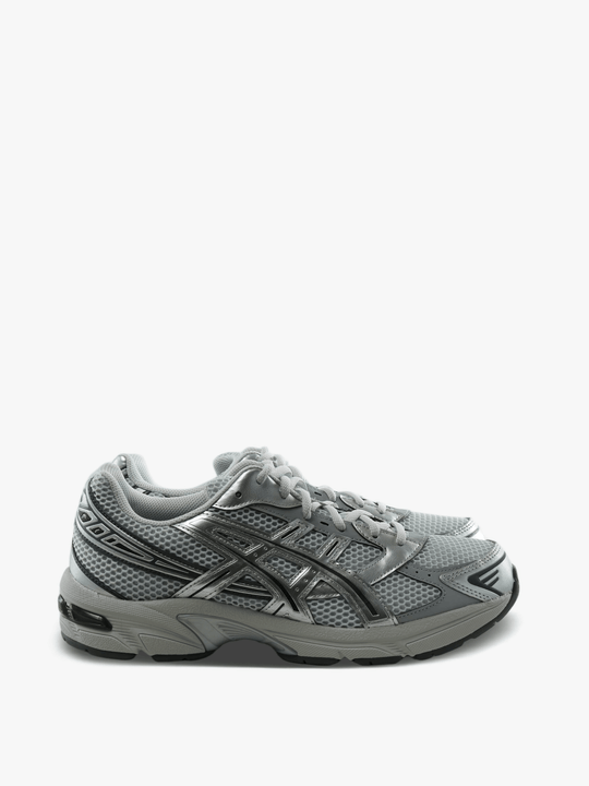 Grey shoes, side view