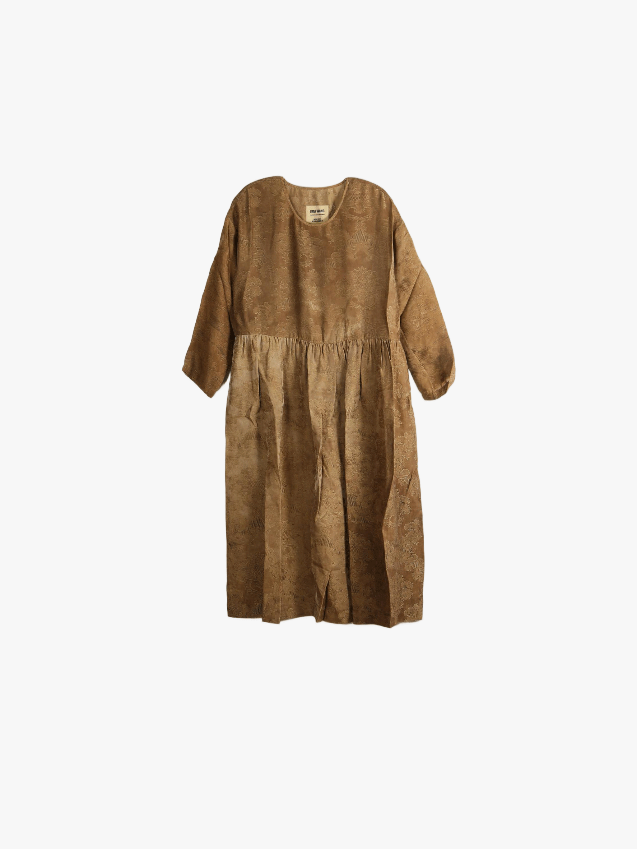 Brown dress, front view