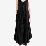 Black dress, full body view