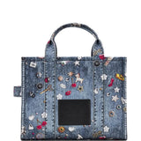 Blue bags, back view
