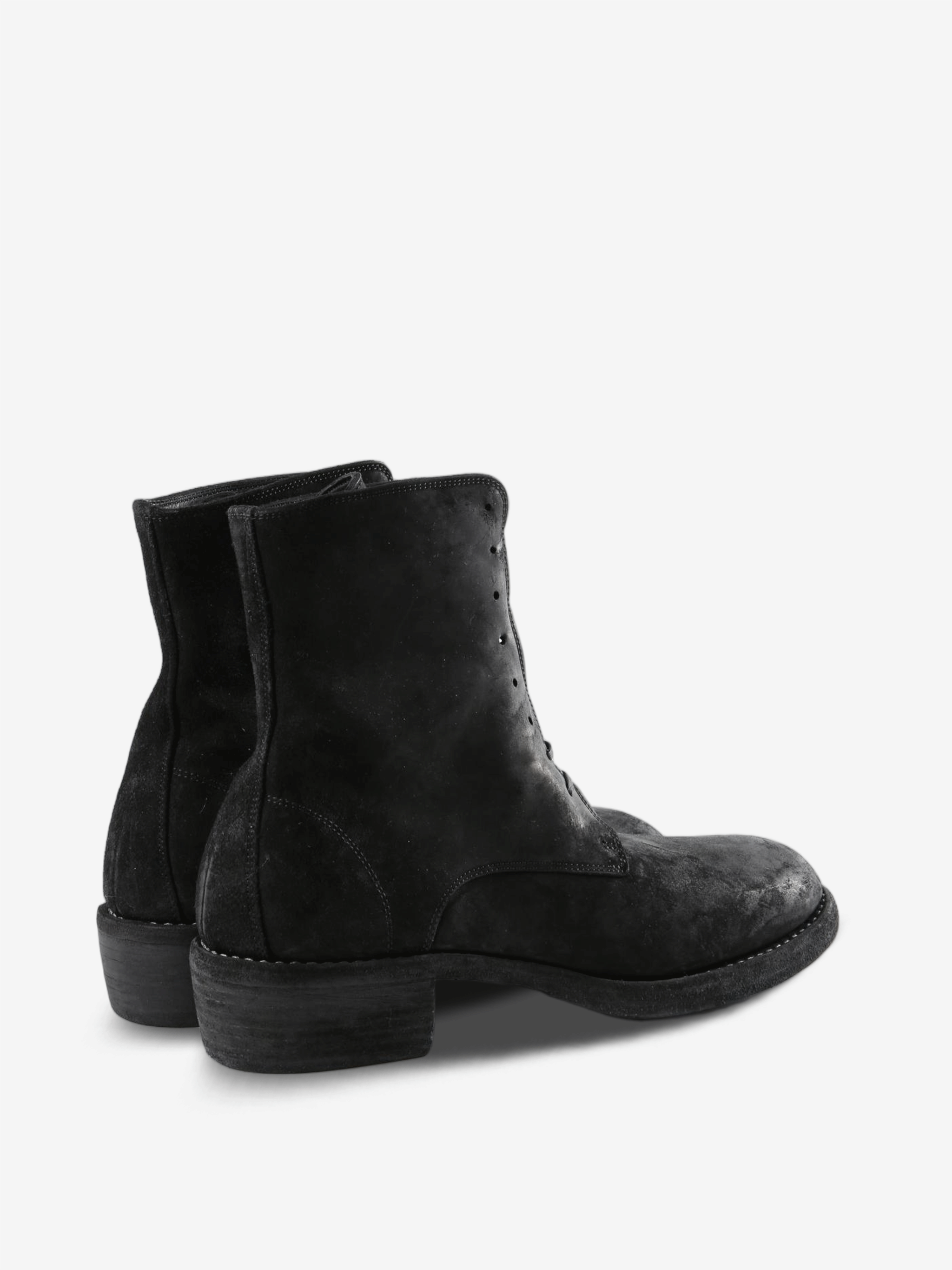 Black boot ,back view