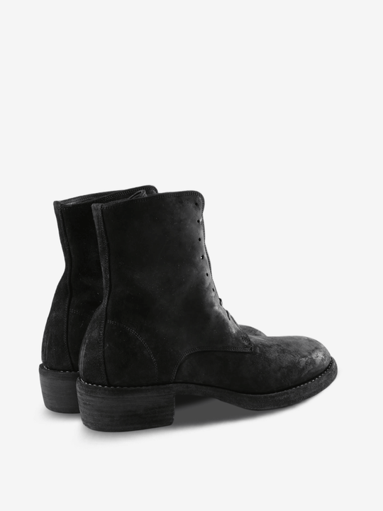 Black boot ,back view