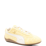 Yellow sneakers, side view