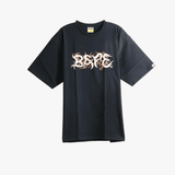 Black t-shirt, front view