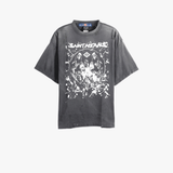 Black t-shirt, front view
