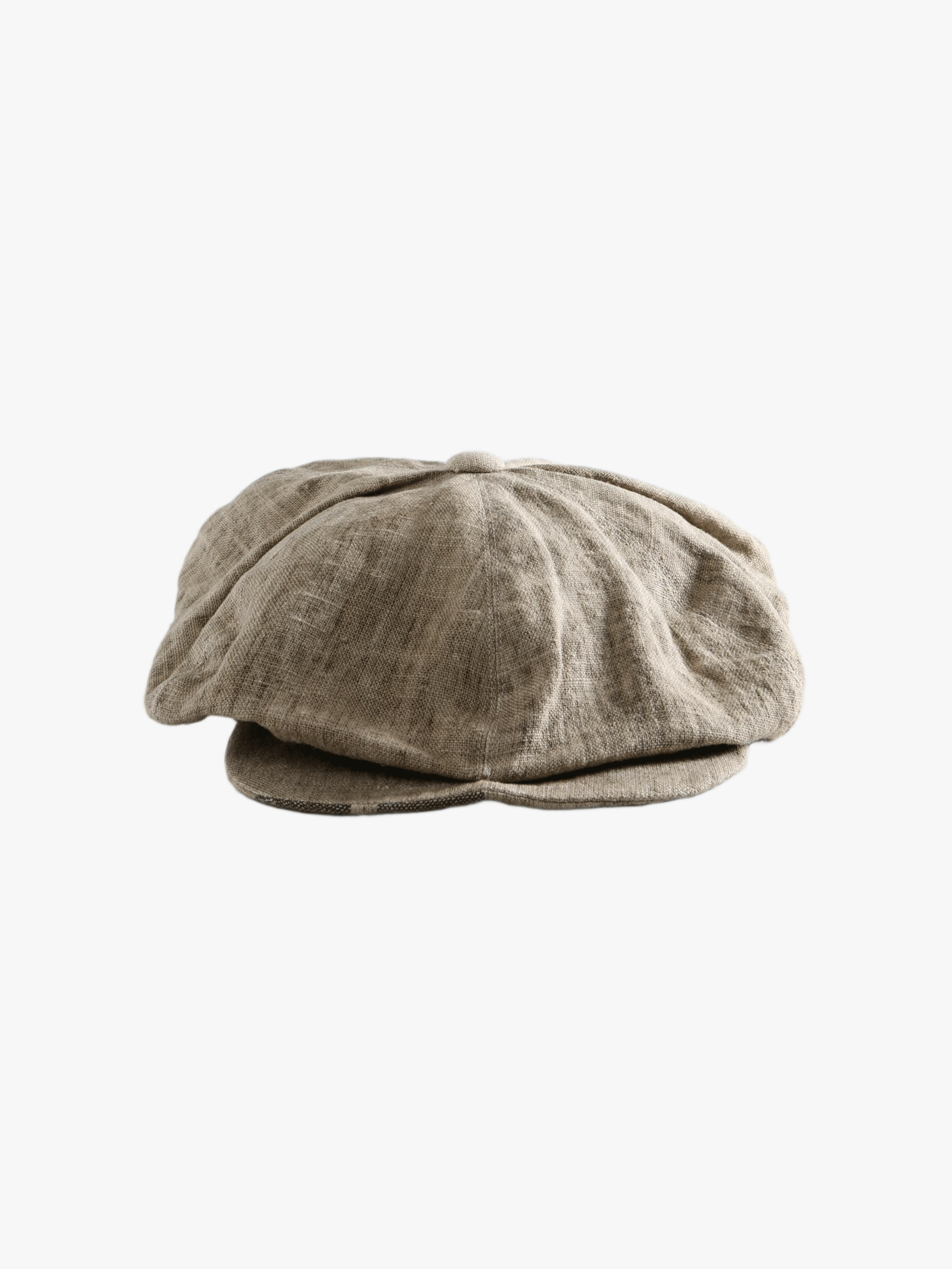 Tan hat, front view
