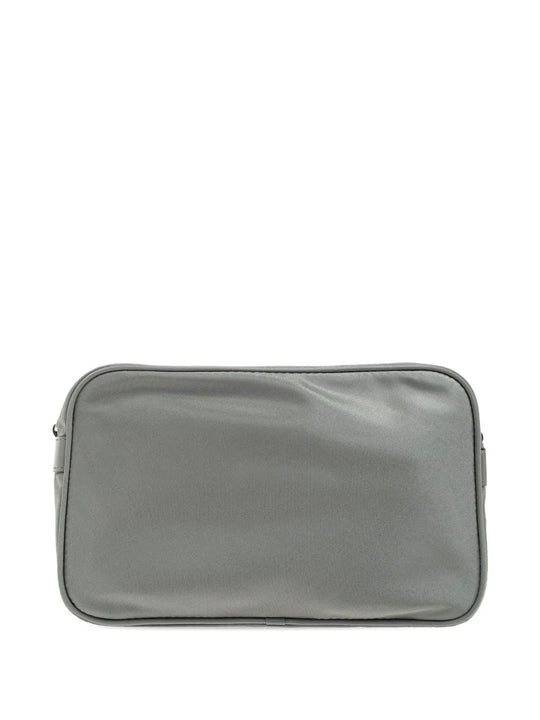 Grey bags, back view