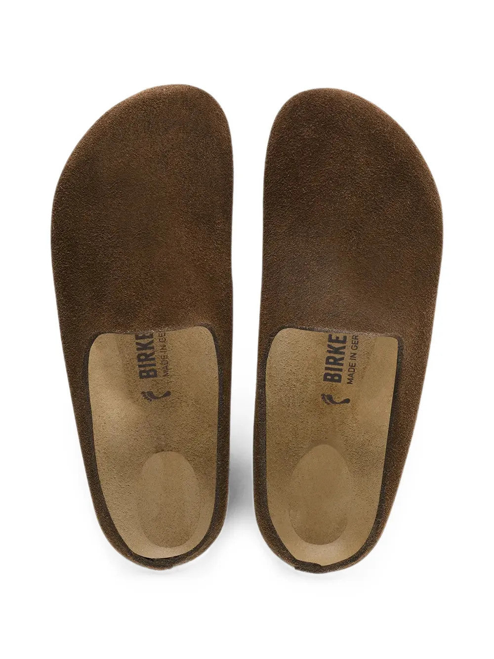 Brown sandals, front view