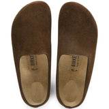 Brown sandals, front view