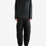 Black shirt, full body view