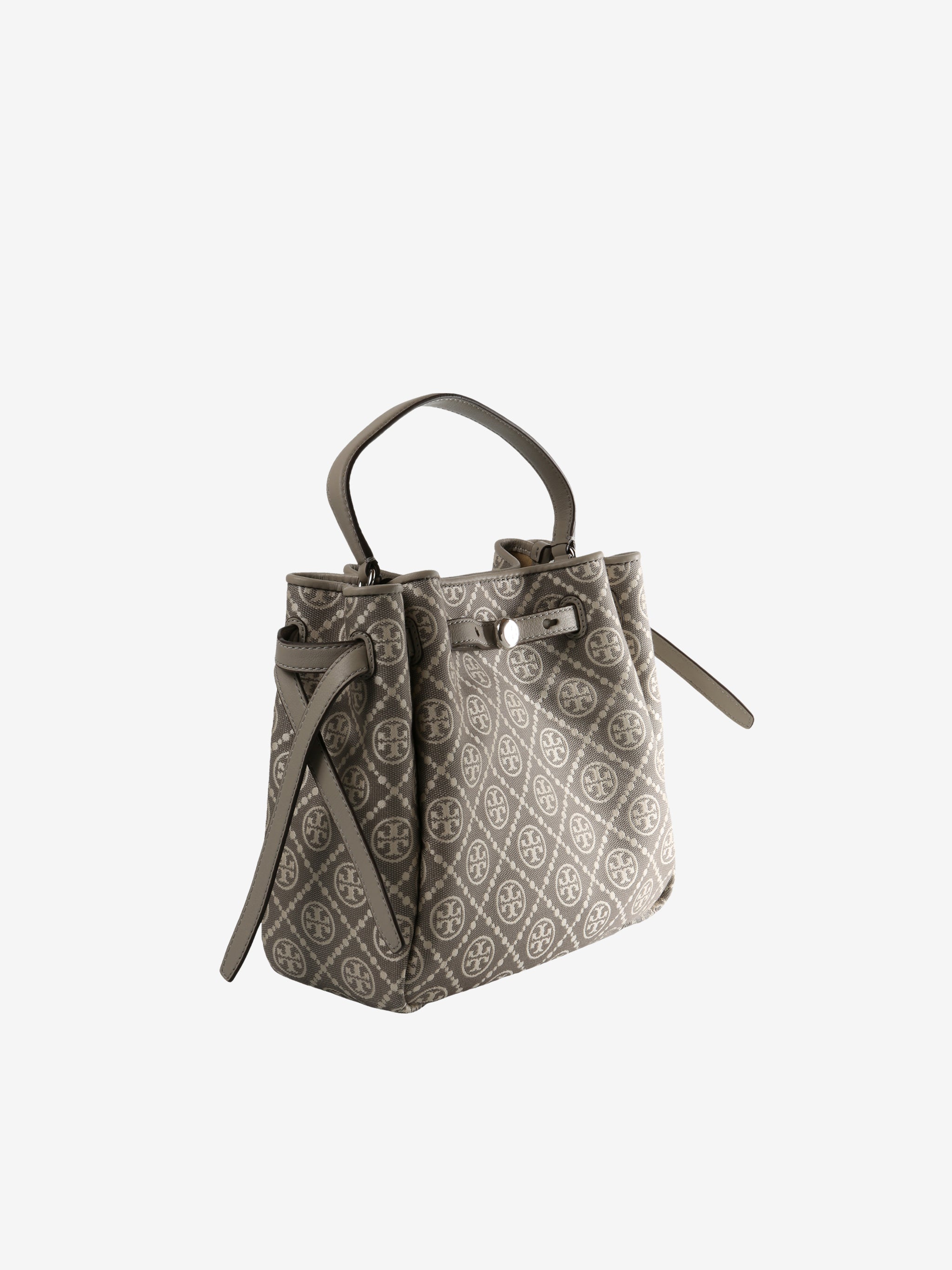 grey bag , side view