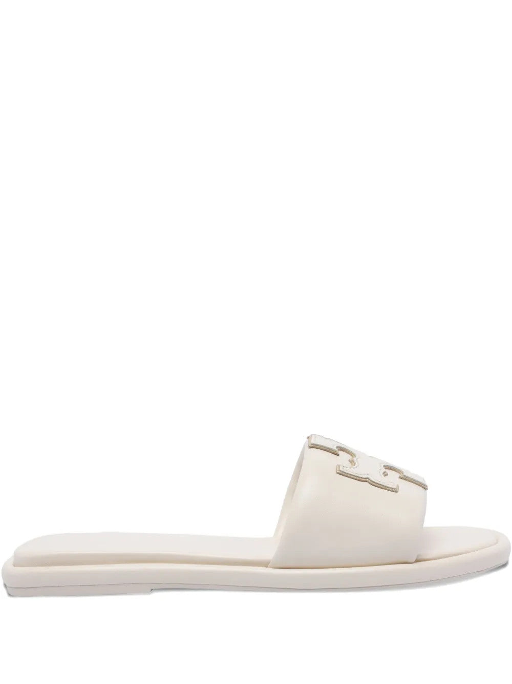 Tan shoes, side view