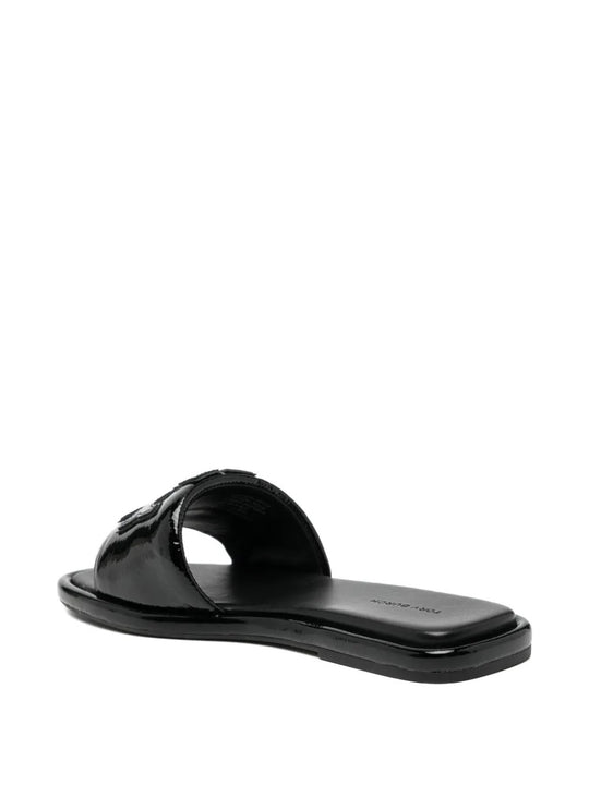 Black shoes, side view