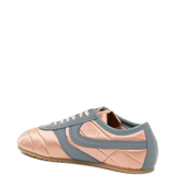 pink sneakers,back view 