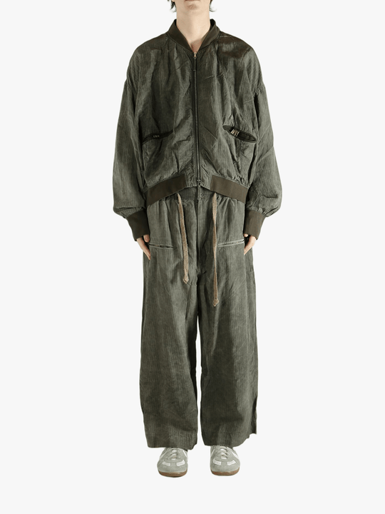 Green jackets, full body view