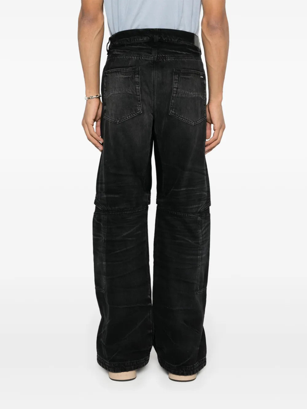 Black jeans, full body view