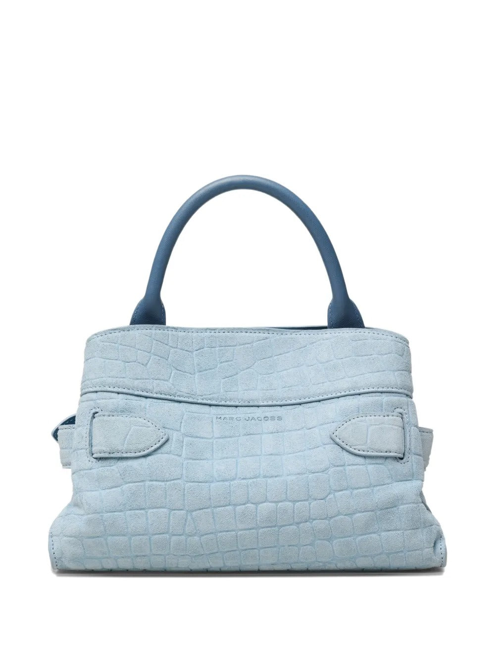 Blue bags, back view