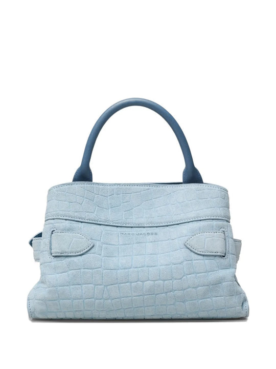 Blue bags, back view