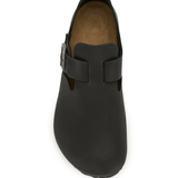 Black shoes, top view