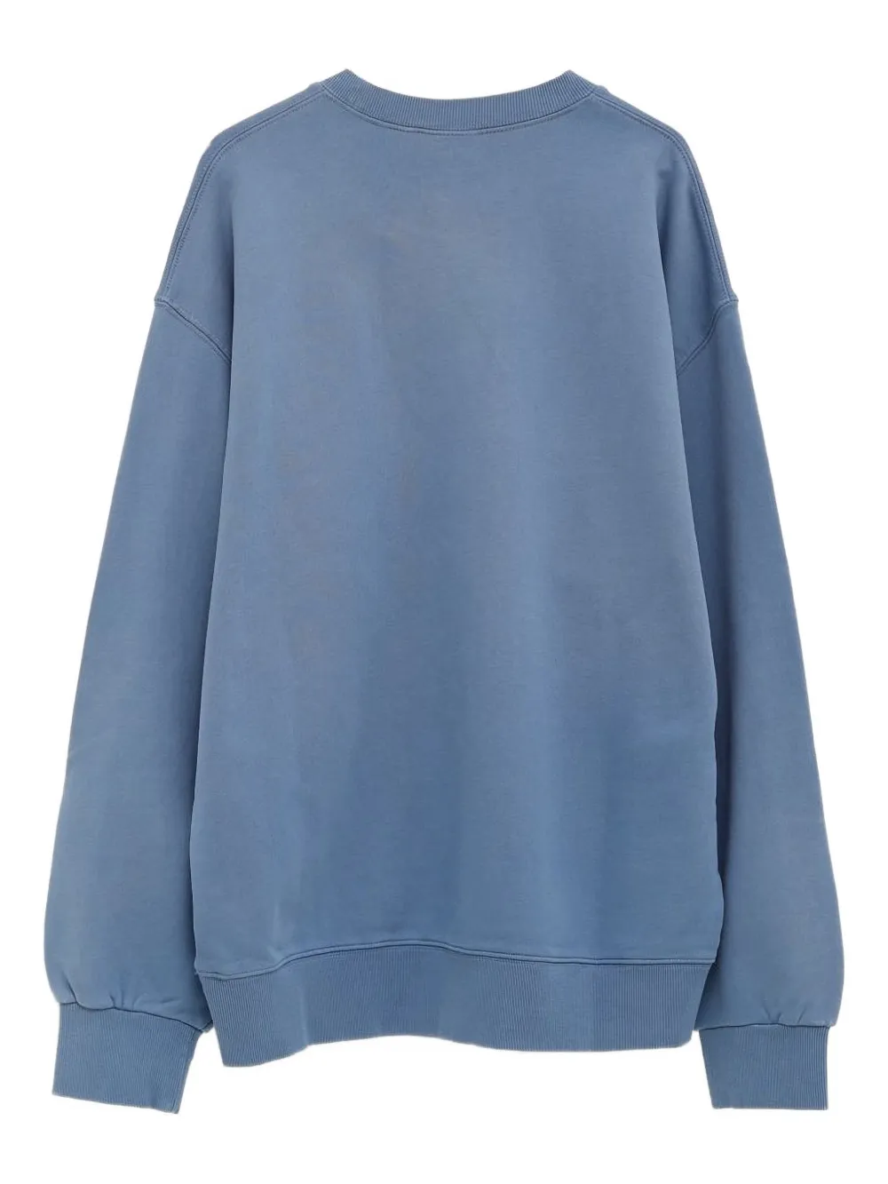 Blue sweat, back view