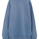 Blue sweat, back view