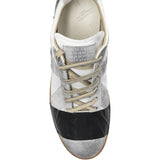 White sneakers, top view