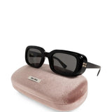 Black eyewear, front view