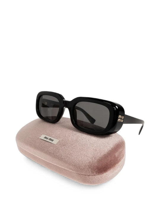 Black eyewear, front view
