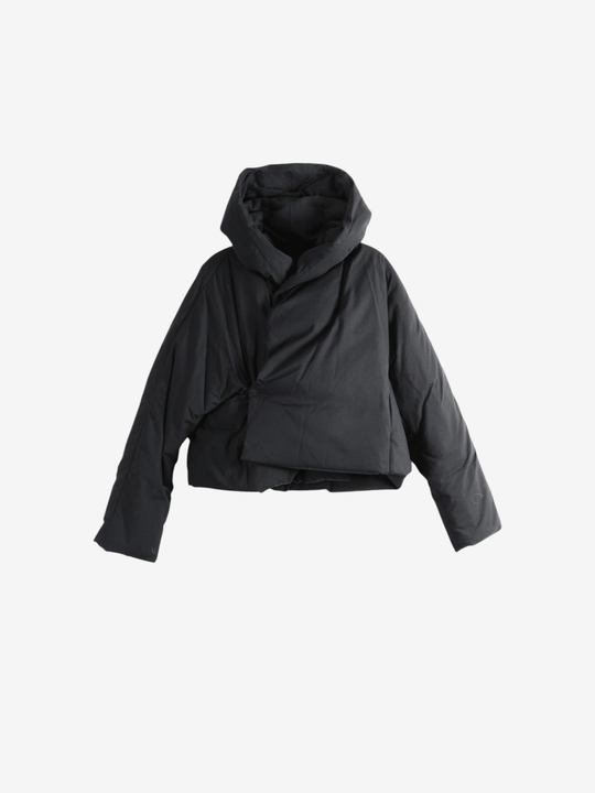 Black jacket, front view