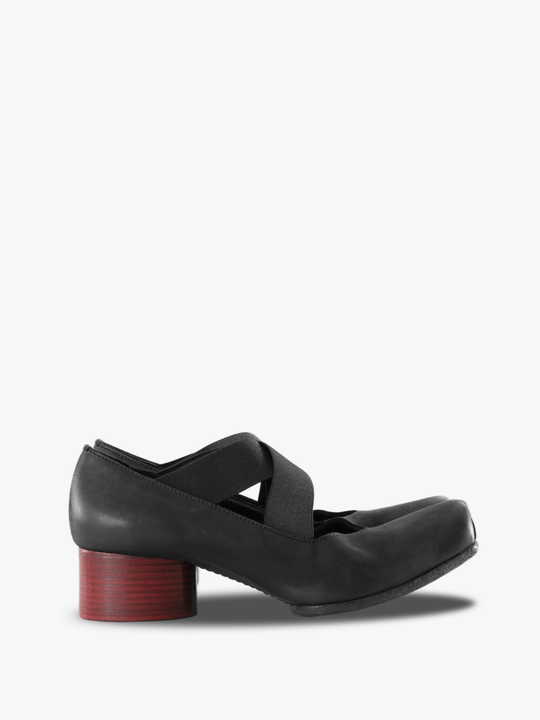 Black shoes, side view