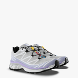 Purple shoes, front view