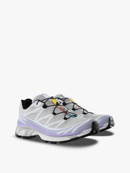 Purple shoes, front view