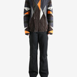 Brown top, full body view