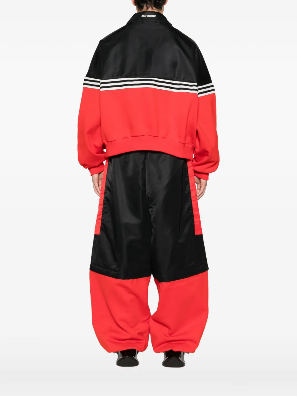 Black jackets, full body view