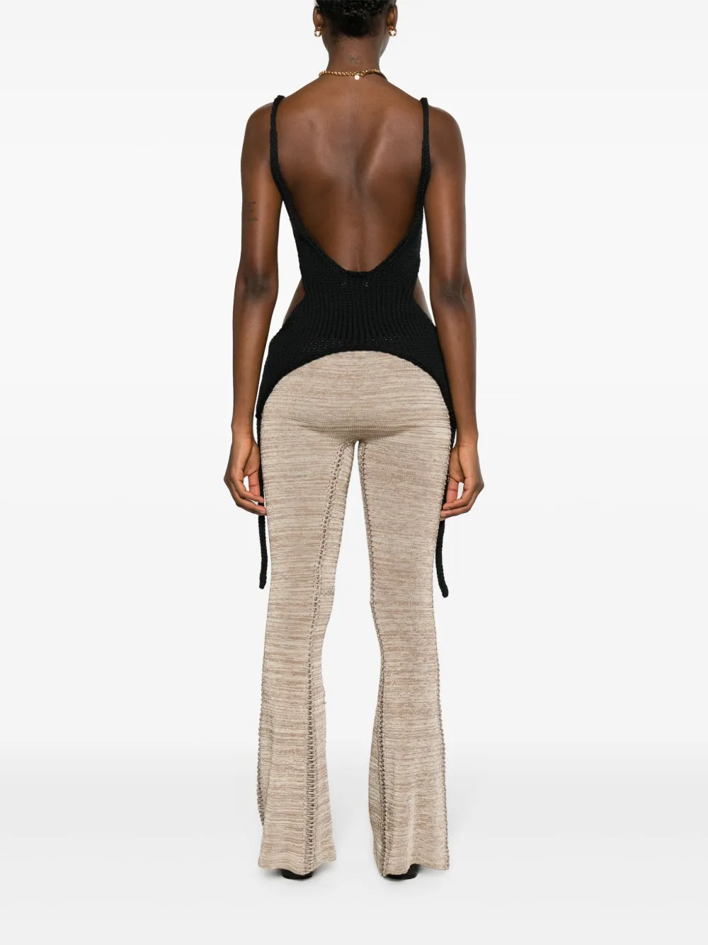 Black top,full body view