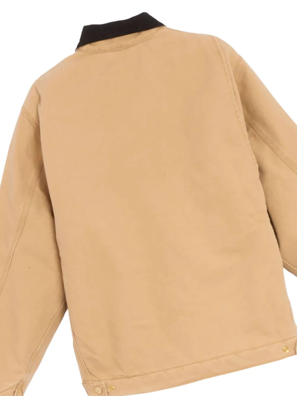 Tan jacket, back view