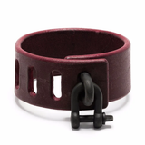 Red bracelet, front view