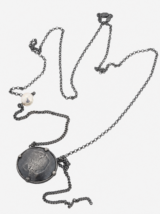 Grey jewelry, front view