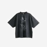 Black t-shirt, front view