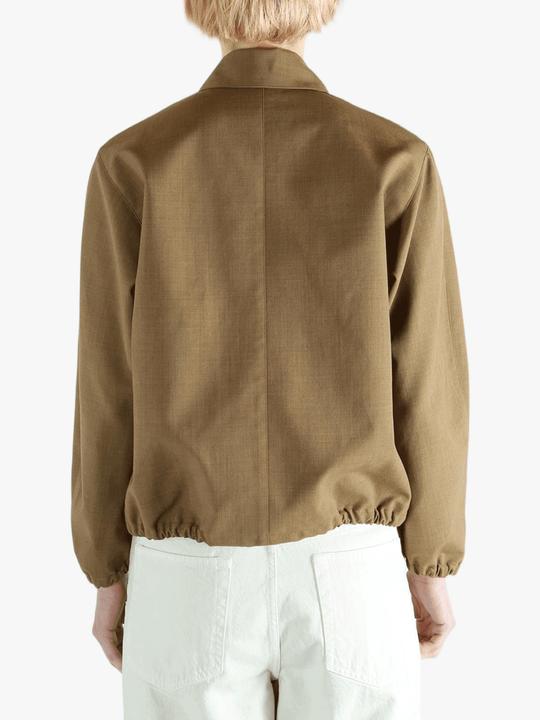 AURALEE - Women Bonded Tropical Wool Zip Blouson – Atelier New York AURALEE - Women Bonded Tropical Wool Zip Blouson – Atelier New York