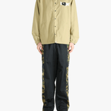 Tan jacket, full body view