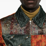 DRIES VAN NOTEN - Men Multicolor Patchwork Jacket