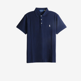 POLO RALPH LAUREN - Men Short-Sleeve Cotton Honeycomb Textured Custom Slim Polo Shirt