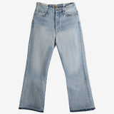 Blue jeans, front view