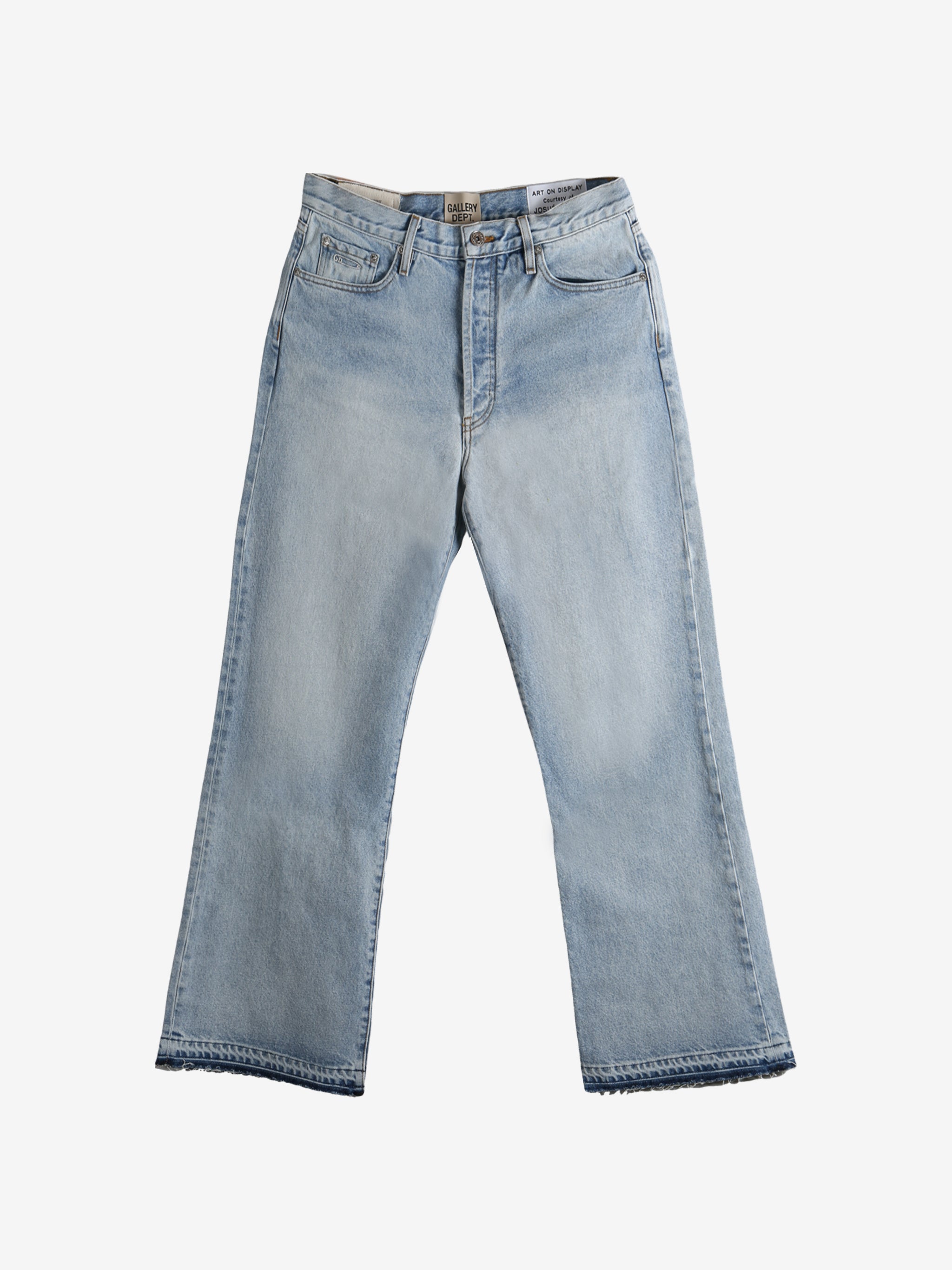 Blue jeans, front view