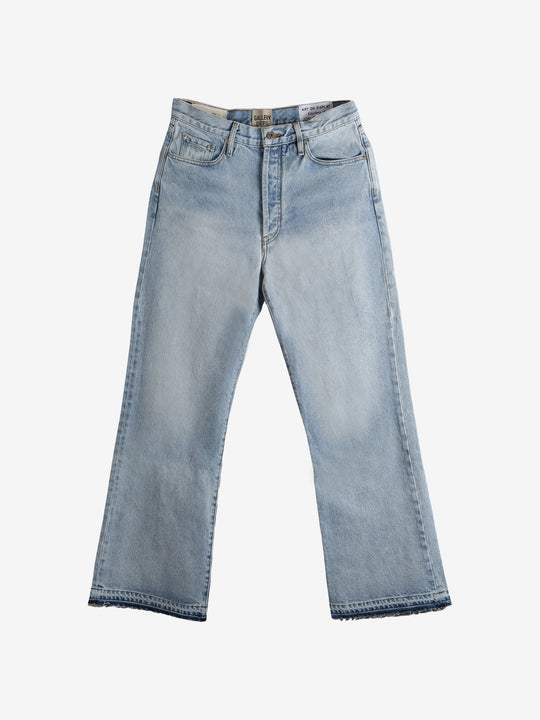 Blue jeans, front view