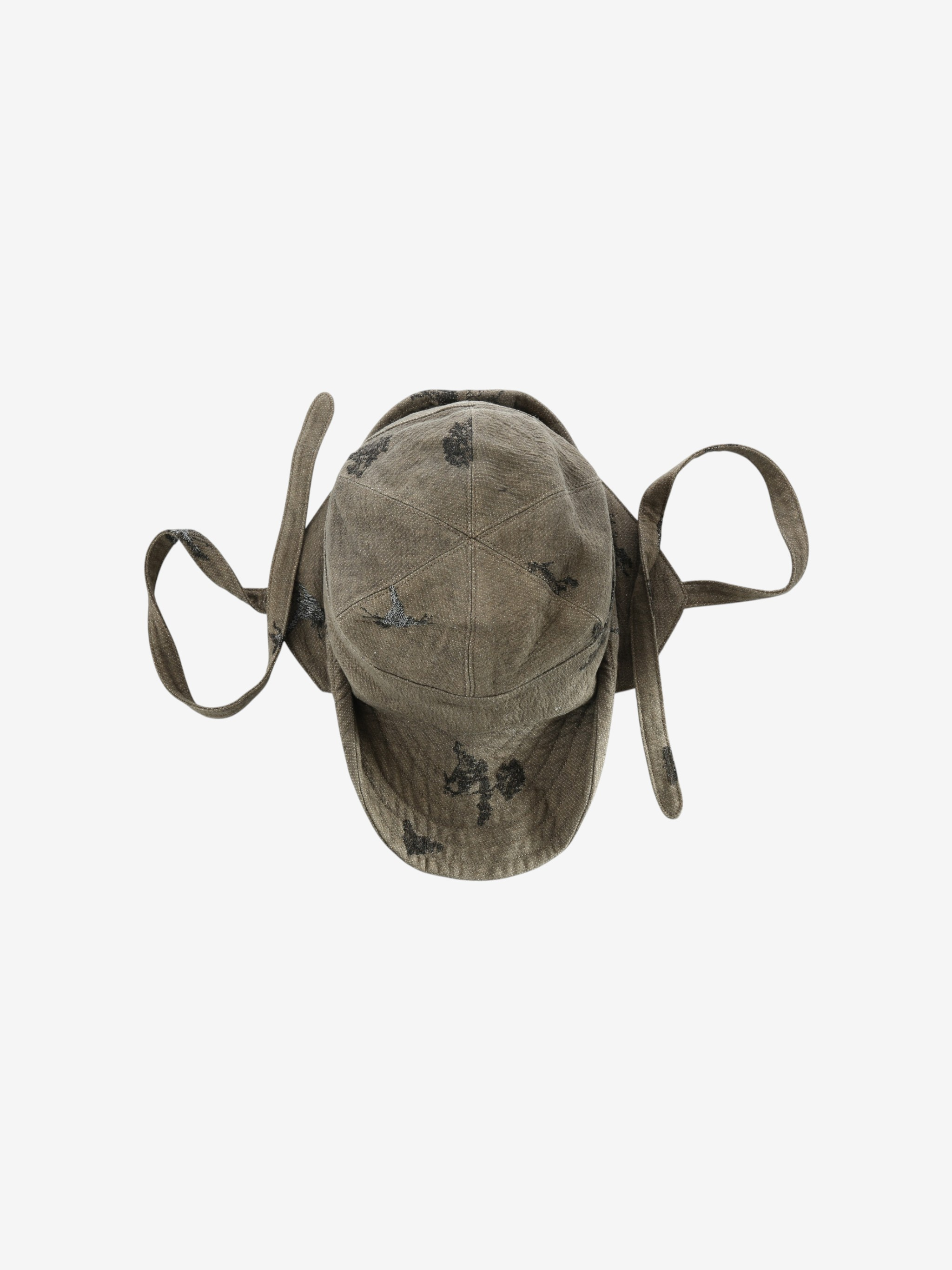 Green hat, front view