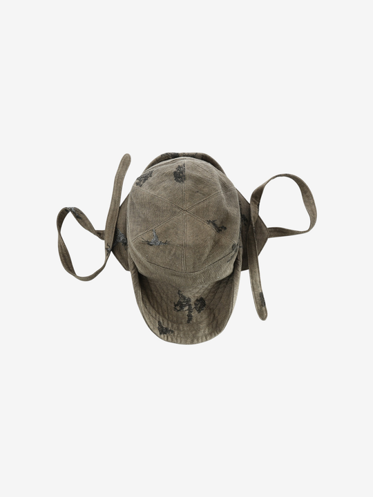 Green hat, front view